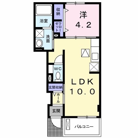 グラチチュードⅠの物件間取画像